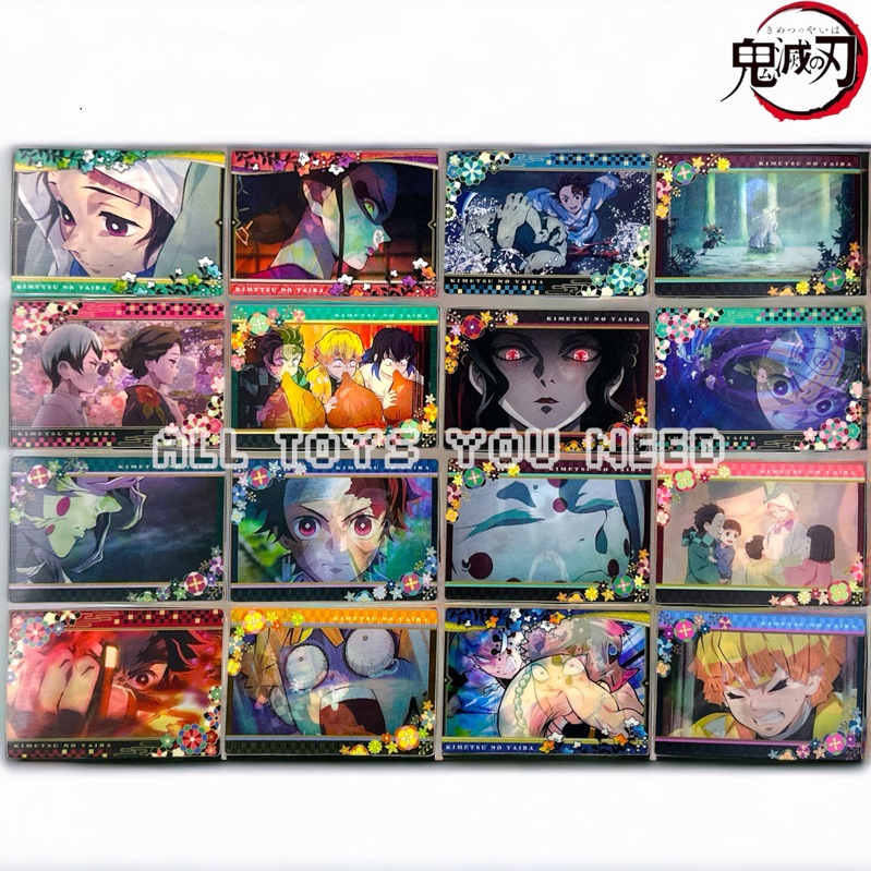 [OFF] Card 3D Kimetsu no Yaiba / Thẻ nhân phẩm Thanh gươm diệt quỷ 3D / Card lenti Kimetsu no Yaiba
