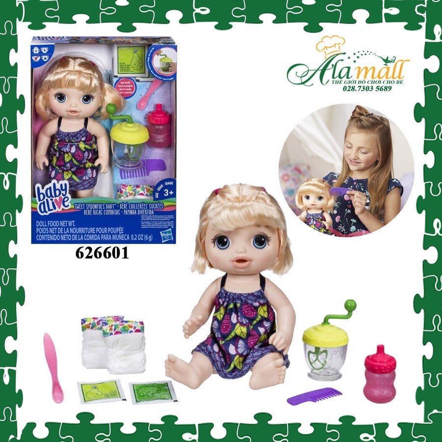 [ SALE SỐC XẢ KHO GIẢM ĐẾN 30% ] Búp bê Baby Alive Sweet Spoonful Baby