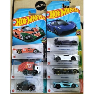 Store Minh Chung xe mô hình đồ chơi Hot wheels basic K + L case 2024 Mazda Porsche Lamborghini McLaren Bugatti