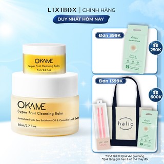 Combo Sáp Tẩy Trang Okame Super Fruit Cleansing Balm 80ml và Mini Size 7ml