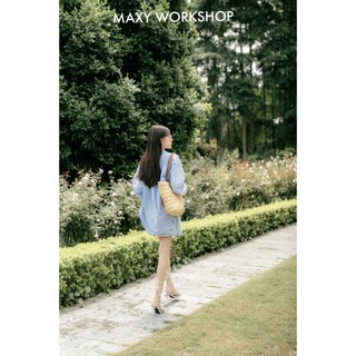 Áo sơ mi dáng rộng đuôi tôm Oversize Shirt Maxy Workshop