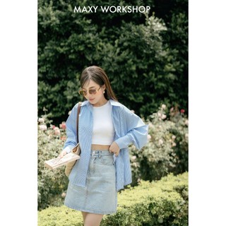 Áo sơ mi dáng rộng đuôi tôm Oversize Shirt Maxy Workshop