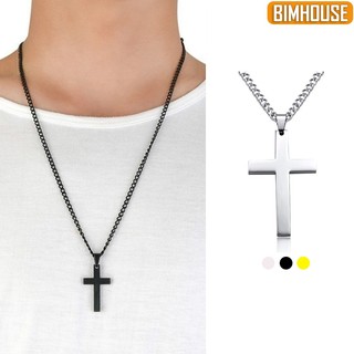 Vòng cổ BIMHOUSE, Dây chuyền thánh giá nam nữ trơn đơn giản thời trang