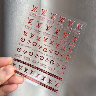 STICKER THƯƠNG HIỆU LV DÁN MÓNG