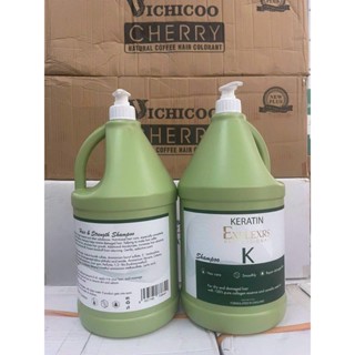 Dầu Gội Can 5 Lít K Explexrs Keratin  - Dành Cho Tóc Hư Tổn Nặng, Tiết Kiệm Cho Salon Chính Hãng_ Lusy