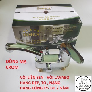 Vòi sen liền , vòi chậu loại nặng| vòi liền sen nóng lạnh| vòi chậu lavabo hàng đẹp- giá sỉ