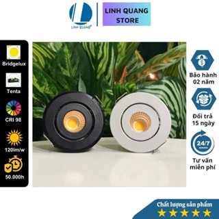 Đèn Led âm trần spotlight mini Linh Quang 3w CRI>98 khoét lỗ 40mm