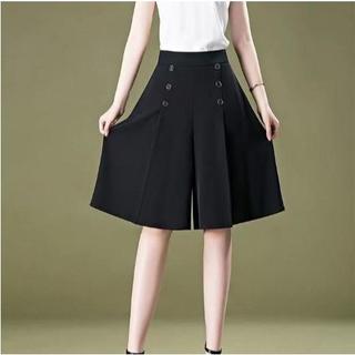 Quần ống rộng nữ vải lụa mango LỬNG thời trang[GV]