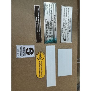 Bộ tem thông số wave thái 7 miếng new