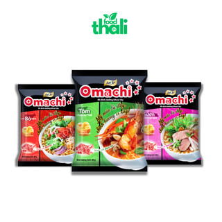 Thùng 30 gói mì khoai tây Omachi đủ hương vị