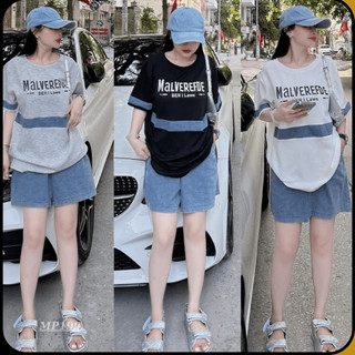 Đồ Bộ Đùi Mặc Nhà, Cổ Tròn, chất liệu vải thun Cotton 100%, 3 size, 40kg-75kg vừa, MP199
