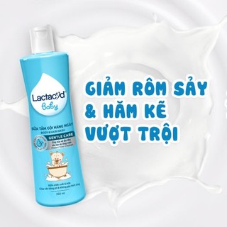 Sữa tắm gội hằng ngày cho bé Lactacyd BB - Giảm Rôm Sảy 250ml