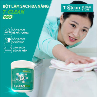 Bột làm sạch đa năng T-Clean,tẩy ố vàng, mốc, bẩn trên nhiều bề mặt:đá, gỗ,da,quần áo