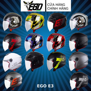Mũ bảo hiểm 3/4 EGO E3 Chính Hãng