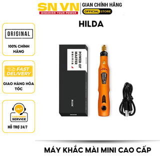 Máy khắc mài mini cao cấp HILDA MD3326C pin sạc cho thời gian sử dụng liên tục 90 phút