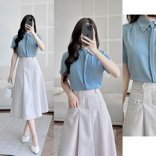 Sơ mi lụa cổ đức