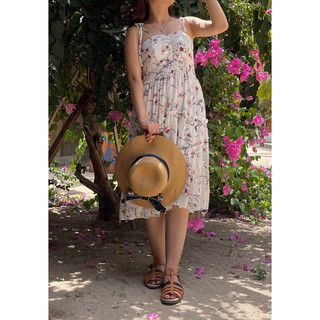 Đầm voan hoa thanh lý cá nhân