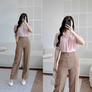 Áo lụa viền cao cấp