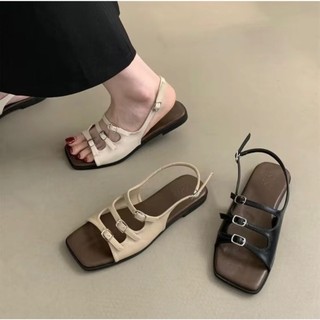 Dép sandal nữ 3 quai sang chảnh phong cách Hàn Quốc D16