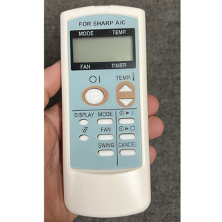 ĐIỀU KHIỂN ĐIỀU HOÀ SHARP MẶT XANH (ĐỜI CŨ) -HÀNG LOẠI 1 -BH 3 THÁNG LỖI 1 ĐỔI 1