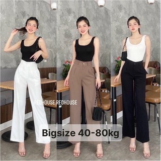 Quần suông ống rộng cạp cao 1 nút- quần ống rộng culothes cạp cao ống rộng -xmtđ-mã 317