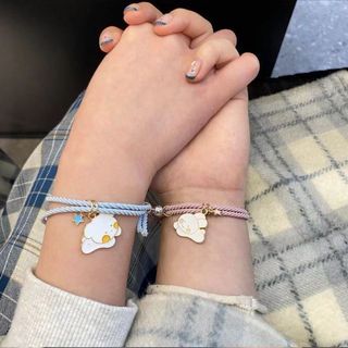 Vòng Tay Titan Cho Cặp Đôi Couple Cross Bracelet Chain Phong Cách Hàn
