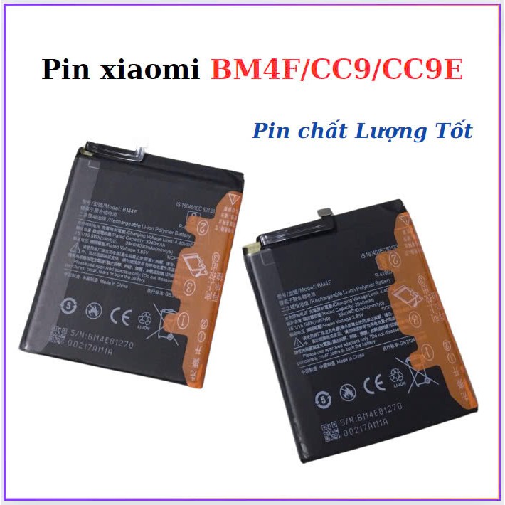 Pin xiaomi BM4F/CC9/CC9E,mới