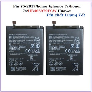 Pin huawei Y5 2017/honor 6/honor 7c/honor 7s/HB405979ECW,mới