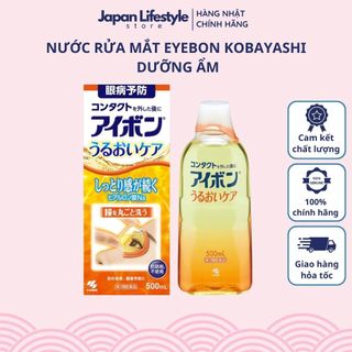 Nước rửa sạch mắt eyebon kobayashi dưỡng ẩm cho mắt dịu nhẹ nội địa nhật bản 500ml - sakuko