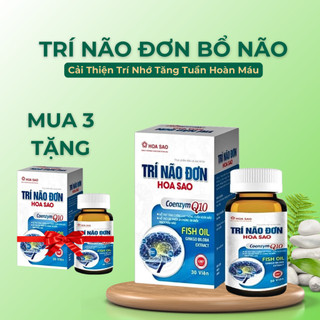 Trí não đơn viên uống bổ não cải thiện trí nhớ tăng tuần hoàn máu não chính hãng