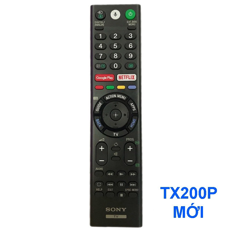(XUẤT INDONESIA 120K) Điều Khiển Tivi Giọng Nói SONY TX200 , TX310P ,Dùng Từ Đời 2015 Đến 2019