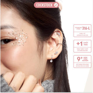 Khuyên tai chuồn chuồn đá blink dragonfly-cockstock