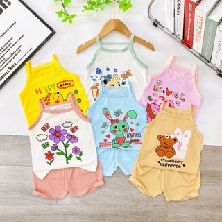 Bộ thun tăm lạnh cho bé từ 6-16kg