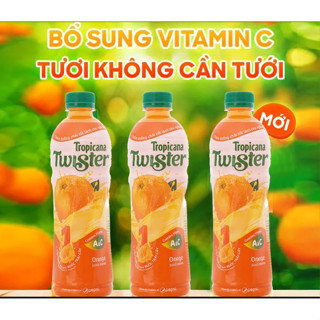 HOẢ TỐC - Lốc 6 Chai - Nước Cam Ép Twister 455ml
