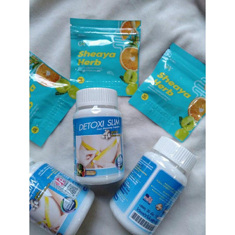 Combo giảm cân Detoxi kết hợp với Sheaya Thái Lan cho bạn vóc dáng thon gọn