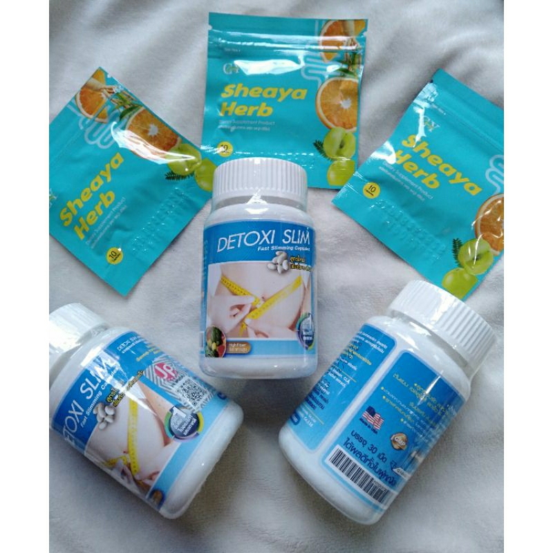 Combo giảm cân Detoxi kết hợp với Sheaya Thái Lan cho bạn vóc dáng thon gọn