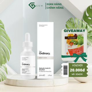 Tinh chất tẩy tế bào chết hỗ trợ giảm mụn The Ordinary Salicylic Acid 2% Solution 30ml