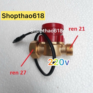 Rơ le từ , công tắc cảm biến dòng chảy máy bơm tăng áp mini đỏ