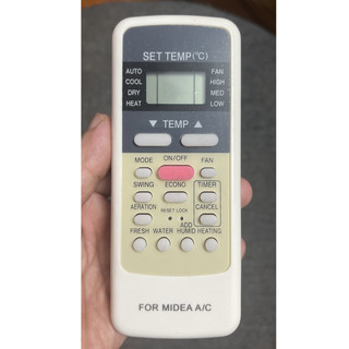 Điều Khiển Điều Hòa MEDIA hai chiều ( nút hồng ) - hàng loại 1 - BH 3 tháng lỗi 1 đổi 1
