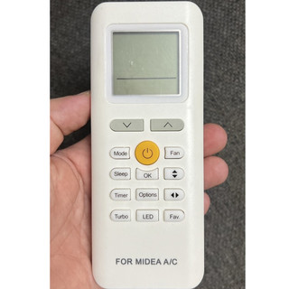 Điều Khiển điều hòa  Media có TuBo (nút vàng) -hàng loại 1 -bh 3 tháng lỗi 1 đổi 1