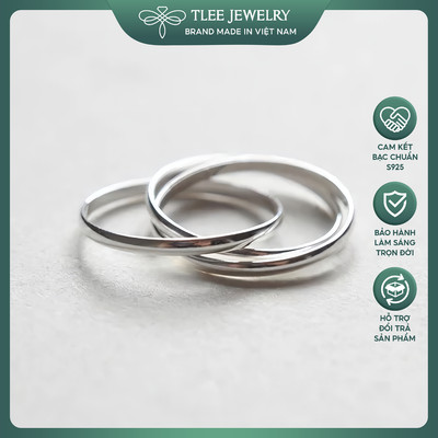 Nhẫn bạc TLEE lồng ghép cá tính TLEE JEWELRY A0304