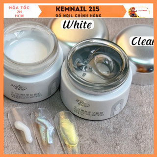 Gel nặn nổi 3D thủy tinh Annies 20g Clear Trong White Trắng chuyên dụng kemnail215