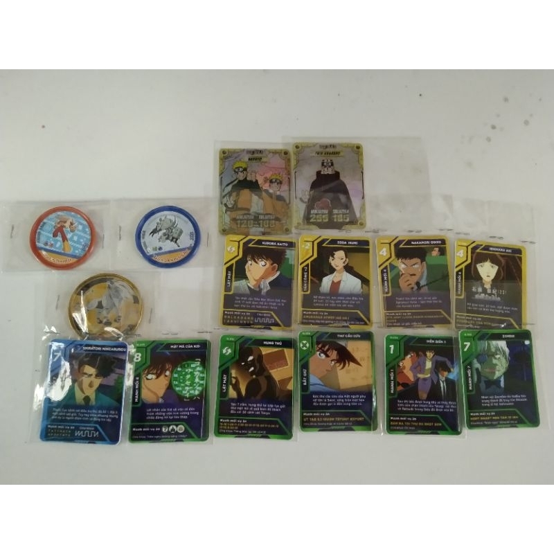 [ĐÃ HẾT HÀNG] Thẻ Toonies Conan, Naruto và xu Pokemon Toonies chính hãng