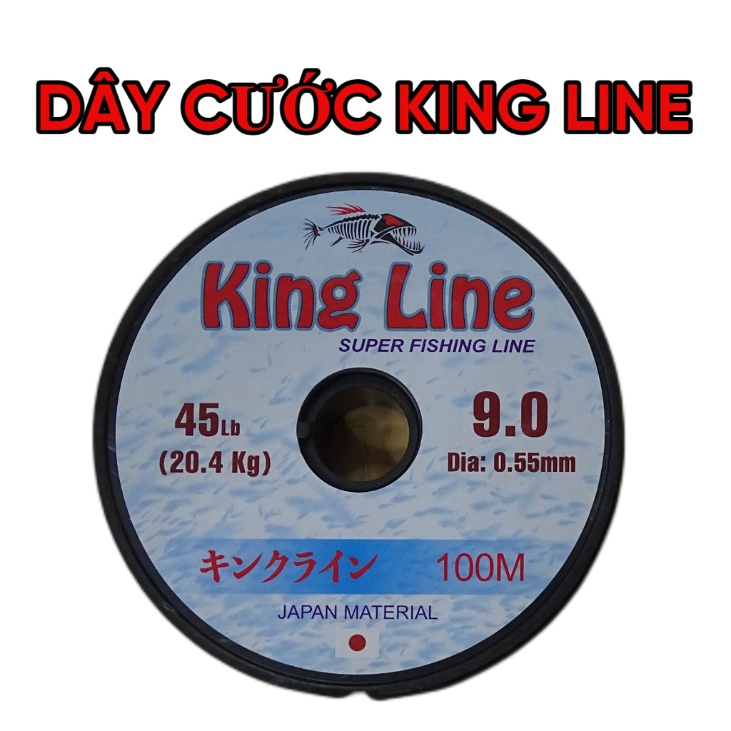 [Siêu Rẻ]Dây Cước Câu Cá Giá King Line 100m