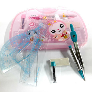 Bộ đồ dùng eke compa thỏ cute 8010