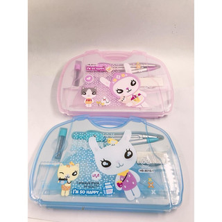 Bộ đồ dùng eke compa thỏ cute 8010