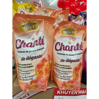 Chante nước giặt xả hương hoa mẫu đơn túi 3kg4