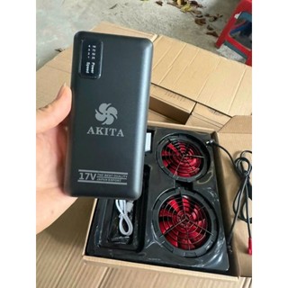 Lẻ phụ kiện bộ pin quạt điều hòa akita 17v 50000mah