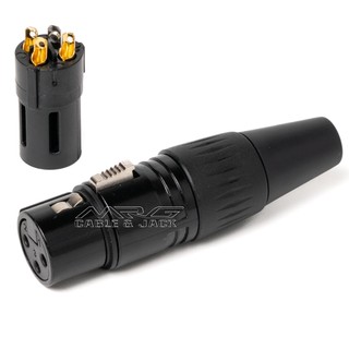 Đầu Jack Canon Cái Hàn Dây, rắc canon đen chân đồng , giá 1 chiếc.