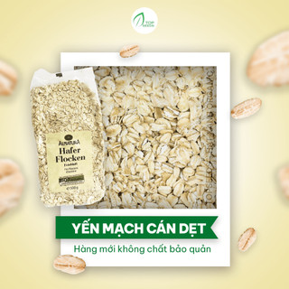 Yến mạch giảm cân cán vỡ, cán dẹt nguyên chất Hafer Flocken Đức 500g